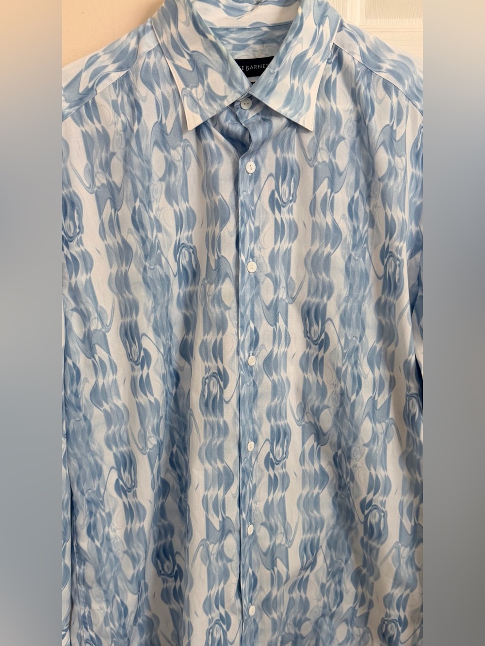 Jhane Barnes‎ Multicolored  Tapered Fit Men’s XL Long Sleeve Button Up Shirt - Picture 3 of 7
